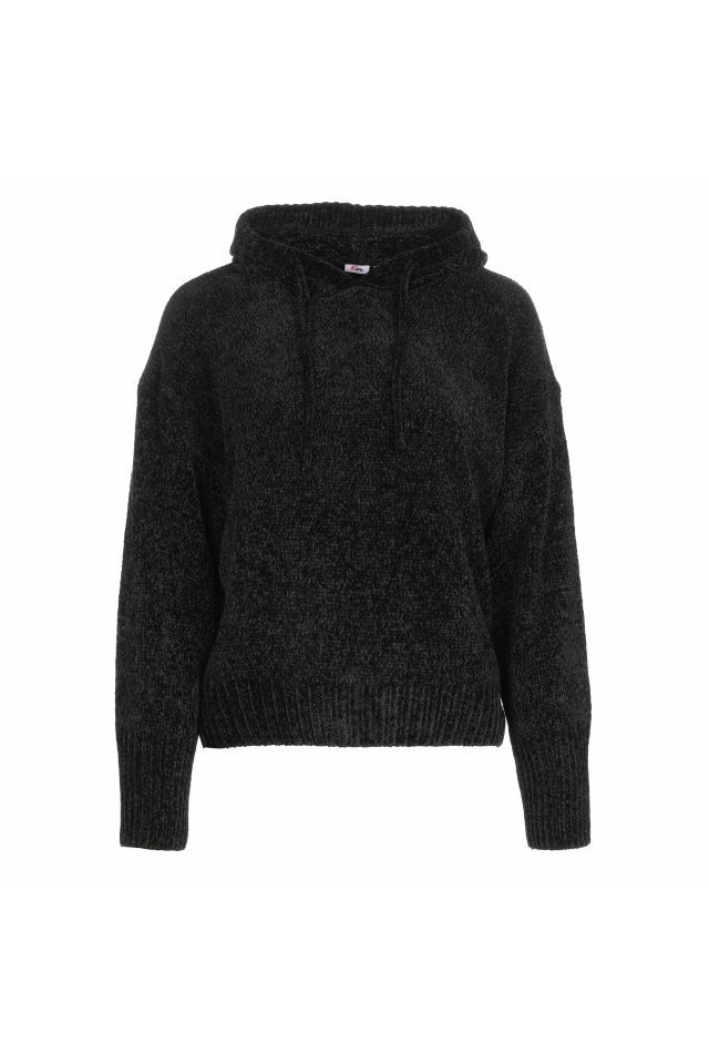 PULL A CAPUCHE MAILLE CHENILLE
